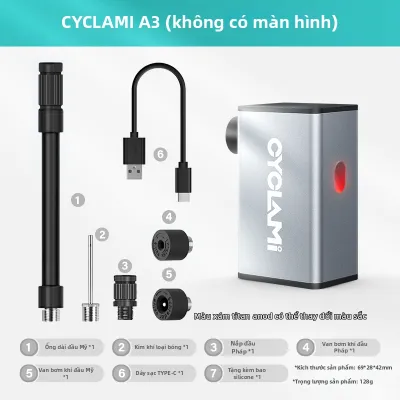 CYCLAMI | Bơm Đạp Xe Thông Minh Di Động
