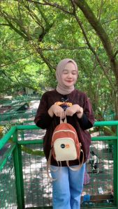 Tas Ransel Pria Tapaxco Yuki Tas Gendong Pria Mini Backpack Local Brand Kanvas Free 2 Pin Random