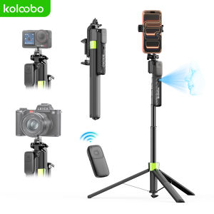 other | 74" AI Face Tracking Gimbal Stand Selfie Stick with 1/4”Screw Bluetooth Remote Photography Tripod for iPhone Vlog Streaming