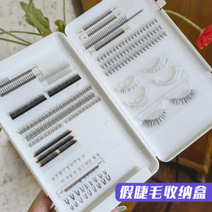 แบบพกพาขนาดใหญ่ความจุขนตาปลอมกล่องเก็บแต่งหน้าศิลปินสําหรับเพื่อนเจ้าสาว Eyelash Extension Storage Case