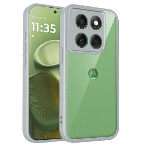 EUCAGR Ốp Lưng Silicon Chống Sốc Air Cushion Matte Back Cover Cho Motorola Edge 70 Fusion Vỏ Điện Thoại - Vỏ Nhựa Mềm Trong Suốt Chống Trầy Xước
