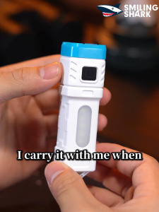 SMILING SHARK SD5317 LED Mini Flashlight 4Mode With COB Side Light Type-c Rechargeable Small Torch Light Waterproof Outdoor Household Camping Lighting