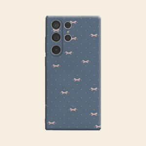 blue bow polka dots Luxury Fashion Full Lens Protective Case for Samsung Galaxy S26 S25 S24 A56 A36 Plus Ultra
