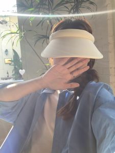 Sun Protection Ice Silk Hat Wide Brim Womens Summer Casual Style Spring Summer Outdoors Youth Fashionable Breathable Cap