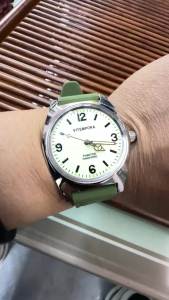 Heimdallr | Mens Manual Mechanical Watch 36mm Retro Luminous Dial Rubber Strap Manual Movement for Men’s Gifts