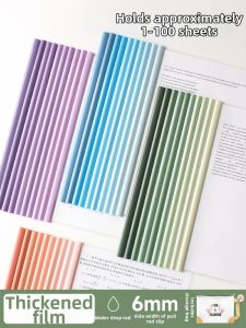Gradual Color Extra Thick Large Capacity A4 File Folder