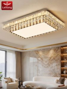 LEITONG | Elegant Modern Crystal LED Light for Living Room