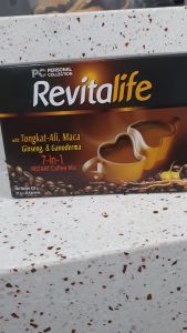 Revitalife 7in1 Herbal Coffee for Men Tongkat Ali Maca Ginseng Ganoderma Energy Stamina Performance Boost 1 Sachet