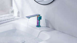 AIM Extra Long Spout Tall Black Brass Single Handle Vessel Sink Mixer Tap Bathroom Wash Basin Faucet