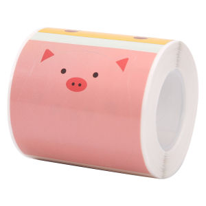 Cartoon Sticky Notes Student Name Labeling Paper Folder Storage Classification Waterproof Tag Paper B Series Business Supplies