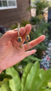 💥ต่างหูพลอยบลูลอนดอนตุ้งติ้ง พลอยแท้คัดเกรด อัญมณีมงคล เสริมราศี เครื่องประดับของแท้ สินค้ามีใบรับประกันดูแลตลอดการใช้งาน AUFU STORE