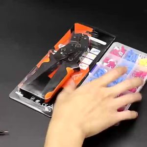 WOZOBUY SN-48B Crimping Pliers 0.5-2.5mm² High Precision Jaw with TAB 2.8 4.8 6.3 Car Terminals Sets Wire Electrical Hand Tools