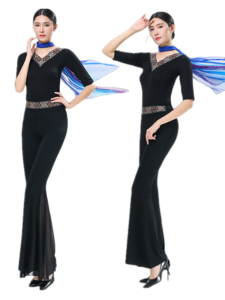New Arrival Body Training Wear Dance Practice Classical Lady Modal Elegant Tutor Etiquette Conjoined Elegance Suit
