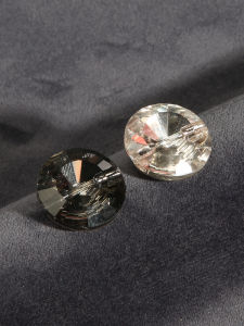 Nút Thủy Tinh Cao Cấp Áo Sơ Mi Nữ Áo Khoác Ngoài Đa Năng Nút Trang Trí Thời Trang Tay Áo Nhỏ Nút Thắt