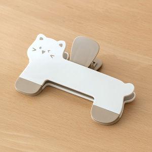 Portable Kawaii Cat Reading Stand Book Holder For Student Adjustable Page Holder With Cute Design For Desk Reading Bookrest