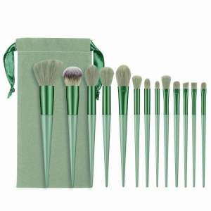 Bộ cọ trang điểm Fix 13 cây bằng nhựa và ống nhôm cọ mỹ phẩm bền đẹp