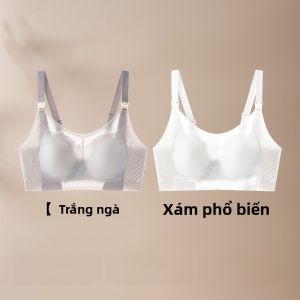 MiiOW | Áo ngực cho bà bầu và sau sinh MiiOW Cat Person Áo ngực cho phụ nữ cho con bú mỏng cỡ lớn giảm béo ngực không dây có thể điều chỉnh