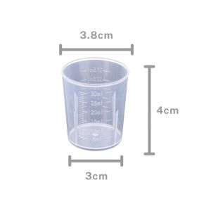 1pcs Mesuring Cup 30ML plastic measuring / liquid medicine cup