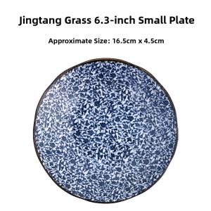 Mino Yaki | Beautiful Underglaze Ceramic Breakfast Dish