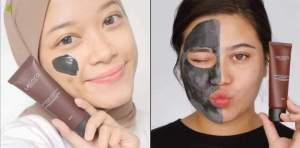( BISA COD) masker arang pembasmi komedo| Cmask NASA | lacoco masker arang
