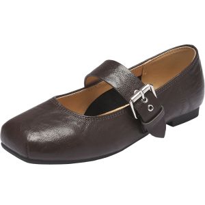 Agsdon | French Mary Jane Ballet Flats Soft Sole Summer 2026 New Female Shoes