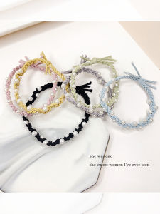 Pearl Hair Ties Durable Adult Womens Hair Bands Korean Style Fashionable Hair Accessories Small Elastic Hair Bands