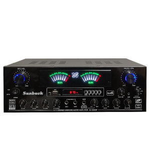 Sunbuck 5.1 Channel Power Amplifier Home Theater Karaoke Amplifier Bluetooth Stereo Bass Power Amp support 2 Subwoofer 5 Speaker FM SD U Disk 家庭影院功放 Ampli 5.1 5.1 Surround Sound Amplifier - Lazada