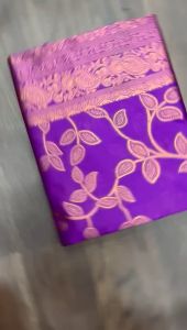 [Pre Order]Soft Lichi Silk Saree (Normal / Ready To Wear) ~ Delivery Lead Time : 10 days