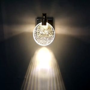 BABEDUO Nordic LED wall lamp modern crystal sconces lights indoor lighting home decor bedroom living room kitchen decoration illuminate