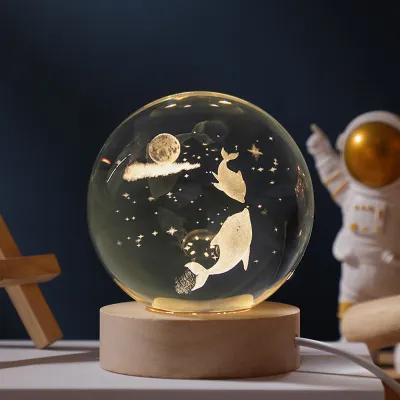 Luminous Crystal Ball Night Light