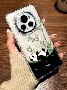 Magic8/7 Panda Bear Transparent Cartoon Soft Shell Case for Honor Womens New Model Full Cover Lens Protection High Quality Anti-Fall