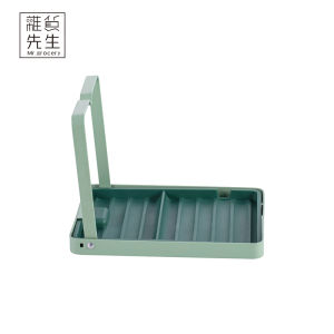 Kitchen Pot Spoon Holder Countertop Placement Mr Grocery Storage Rack Seat Style Plastic No Drilling Required Installation