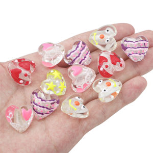 1PC 20mm Fashion Cute Handmade Lampwork Glass Beads Charm Pendant for Necklace Earring DIY Jewelry Making