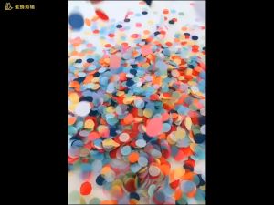 🇲🇾 🏆 50g 2.5cm DIY Round Sprinkles Tissue Dot Confetti Paper Confetti Bobo Balloon Wedding Valentines Party Decoration