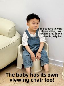 Thickened Plastic Childrens Watching TV Stool Slip-resistant Living Room Home Furniture Comfortable Small Bench Modern Simple Style