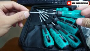 FAST DELIVERY SKIUNT Obeng Full Set Lengkap Reparasi Magnetic Head 10 in 1 Komplit Serbaguna