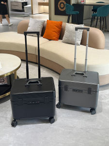 Aluminum Frame Carry-On Suitcase Travel Bag 20 Inch Horizontal Version 22 Inch Travel Case for Men And Women 24 Inch Top Flip Cover