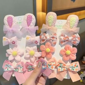 ALENADAY - Jepitan Anak Perempuan Jepit Rambut Set isi 8Pcs Fashion Korea KCR52