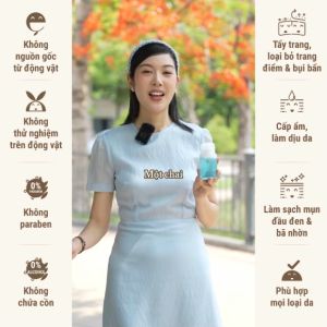 Nước Tẩy Trang SHeGAN Phù Hợp Cho Da Nhạy Cảm 150ml - Làm Sạch Lớp Trang Điểm Bụi Bẩn Kiểm Soát Nhờn