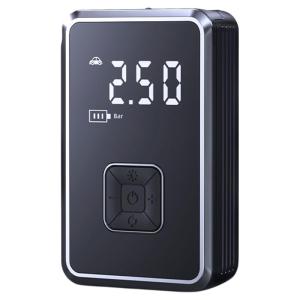deli | Portable Wireless Car Air Pump With Tire Pressure Gauge