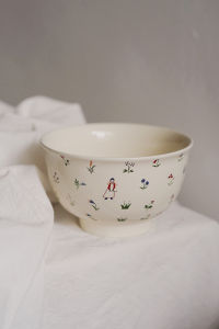 Large Size Handmade Ceramic Bowl Creative Handmade Retro Rice Bowl Salad Bowl Japanese Noodles Soup Bowl High Aesthetic Value