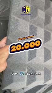 Busa Peredam Suara Ruangan Motif Square Ukuran 50x50x5 cm - Peredam Suara Royal Foam