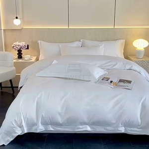 Hotel White 4 in 1 Bedding Set - White Duvet Cover Hotel/Cadar Putih Hotel/Sarung Bantal Putih Hotel