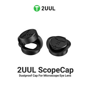 2UUL MS81 2pcs Dustproof Cap Microscope Eyepieces Dust Cover Protective Lens Cap  for Biological Stereo Industrial Microscopes