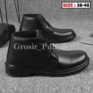 SEPATU PDH PASKIBRA PRIA DINAS Kerja kantor Security TNI Polri Satpam tali 3 Size 38-48