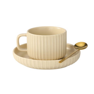 MONGDIO | High-Quality Ceramic Coffee Cup Afternoon Tea Set