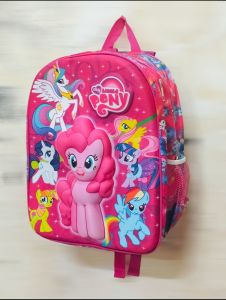 tas ransel sekolah SD wanita gambar timbul fashion