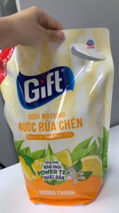 Nước rửa chén Gift hương chanh túi 36KG