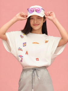 Wiggle Wiggle | Print Loose Trendy Summer Short Sleeve Round Collar T-shirt