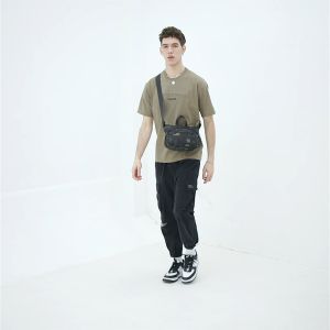 Techdoo Tas Selempang Pria Casual Handbag Cowok Kapasitas Besar Tas Sekolah Kuliah Kerja TS516